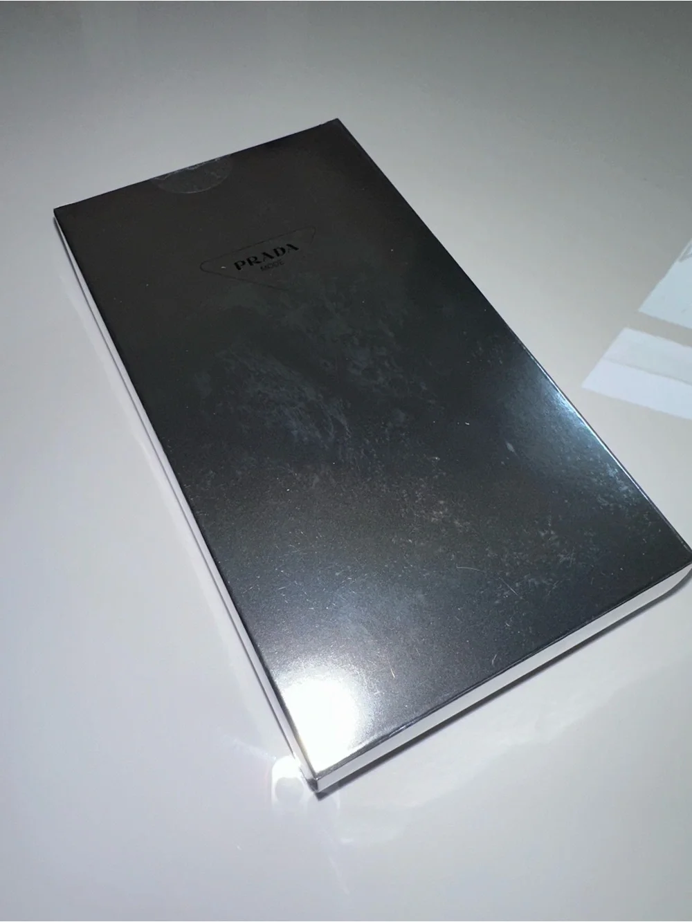Prada Silver Reflective box